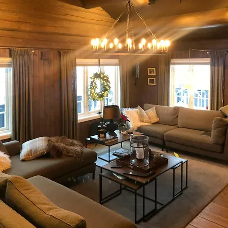 Tatil Evi Lovely Luxury In The Spacious Log In Trysil